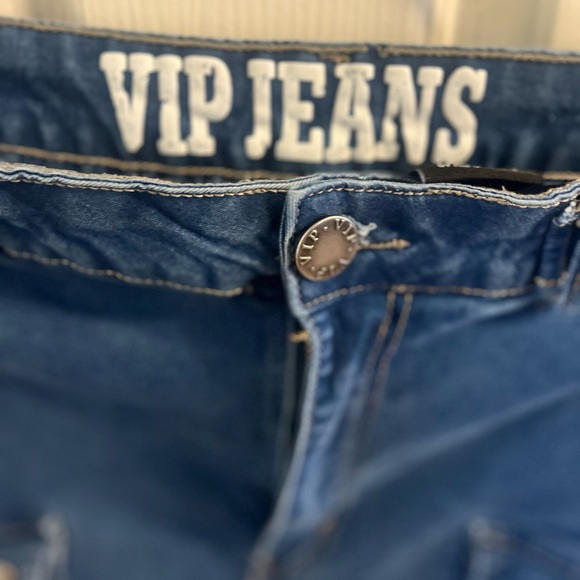 womens skinny cargo denim pants-Size 13/14 - Picture 4 of 7